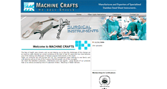 Desktop Screenshot of machinecrafts.com